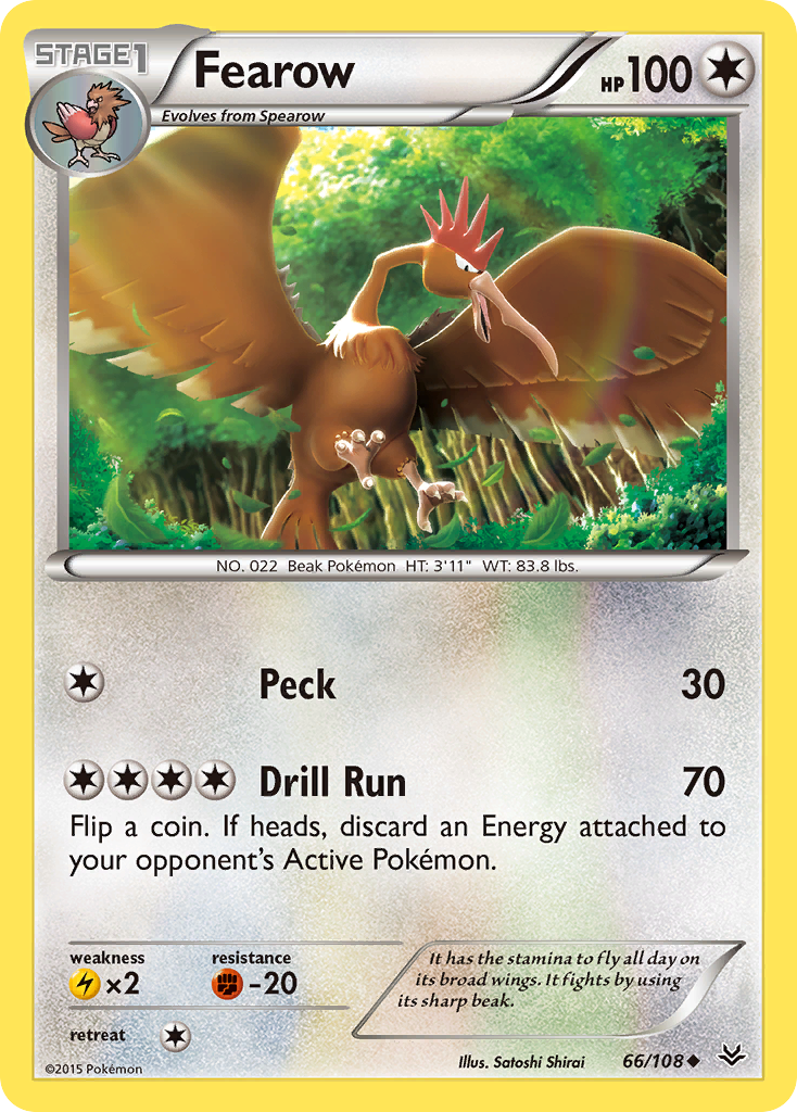 Fearow (66/108) [XY: Roaring Skies] | Golgari Games