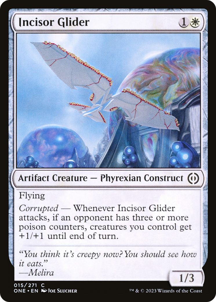 Incisor Glider [Phyrexia: All Will Be One] | Golgari Games