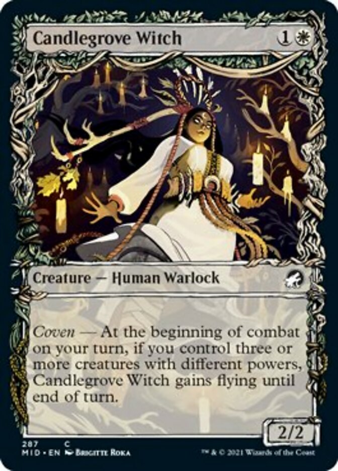 Candlegrove Witch (Showcase Equinox) [Innistrad: Midnight Hunt] | Golgari Games