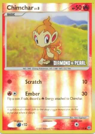 Chimchar (76/130) [Burger King Promos: 2008 Collection] | Golgari Games