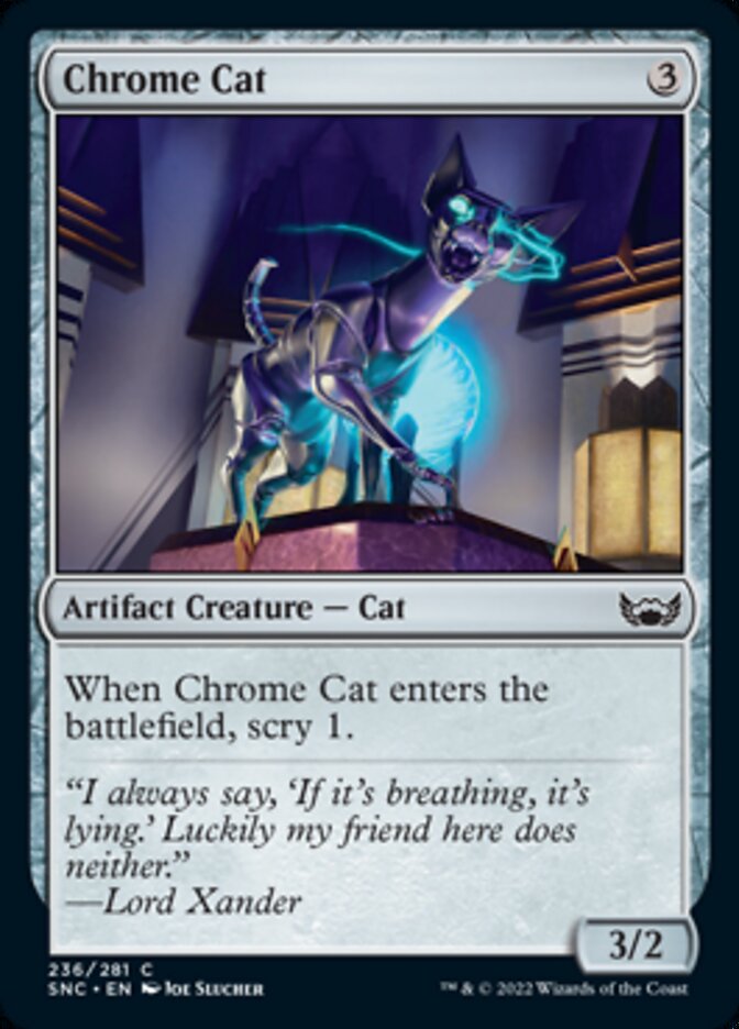 Chrome Cat [Streets of New Capenna] | Golgari Games