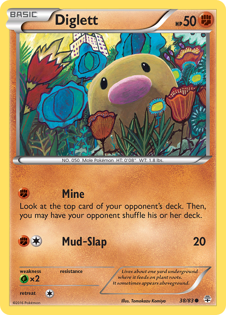 Diglett (38/83) [XY: Generations] | Golgari Games