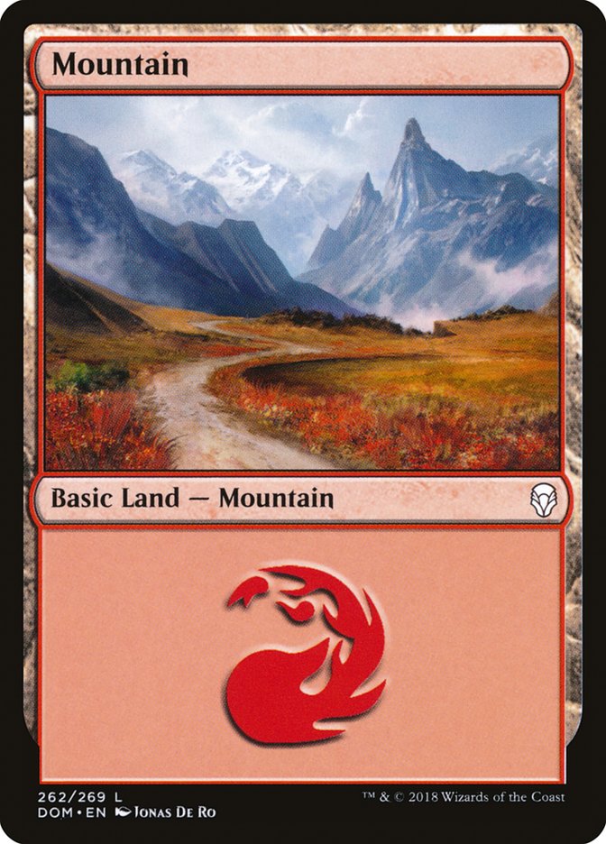 Mountain (262) [Dominaria] | Golgari Games