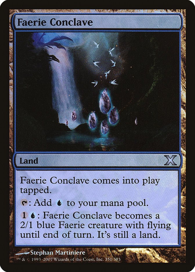 Faerie Conclave (Premium Foil) [Tenth Edition] | Local Legends