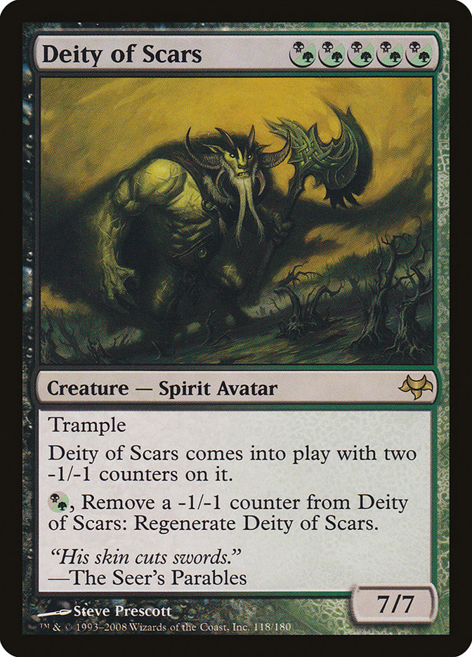 Deity of Scars [Eventide] | Golgari Games