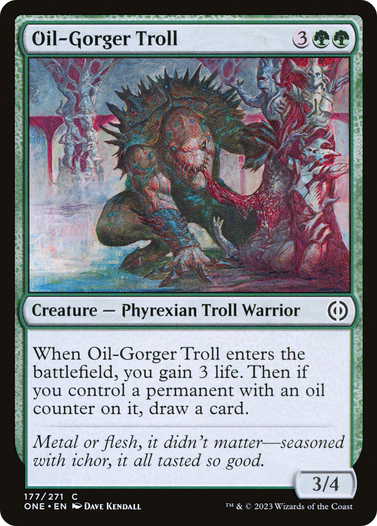 Oil-Gorger Troll [Phyrexia: All Will Be One] | Golgari Games