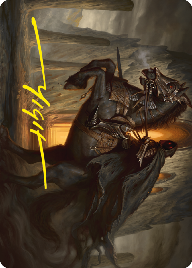 Nazgul Art Card (Gold-Stamped Signature) [The Lord of the Rings: Tales of Middle-earth Art Series] | Golgari Games