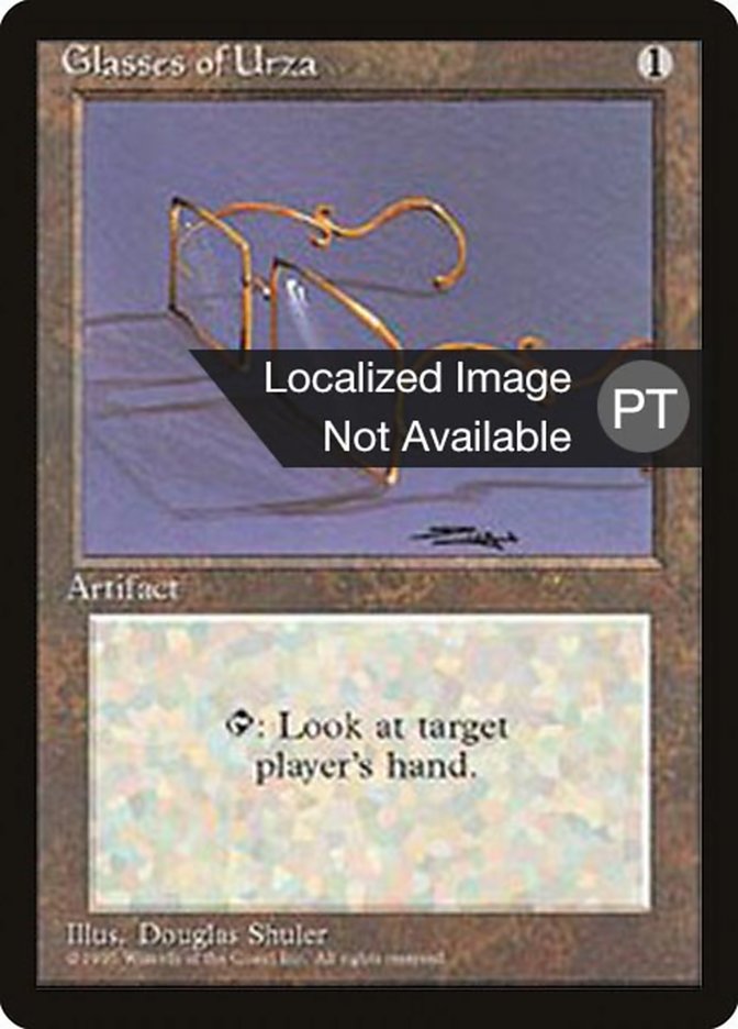 Glasses of Urza [Fourth Edition (Foreign Black Border)] | Local Legends