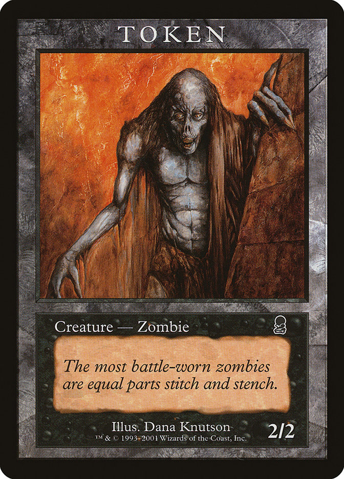 Zombie Token [Magic Player Rewards 2002] | Golgari Games