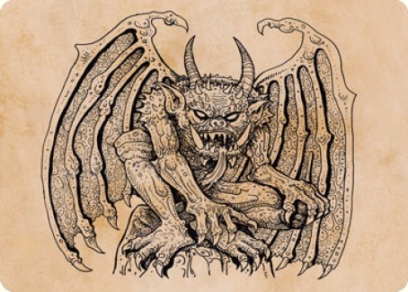 Cloister Gargoyle (Showcase) Art Card [Dungeons & Dragons: Adventures in the Forgotten Realms Art Series] | Local Legends