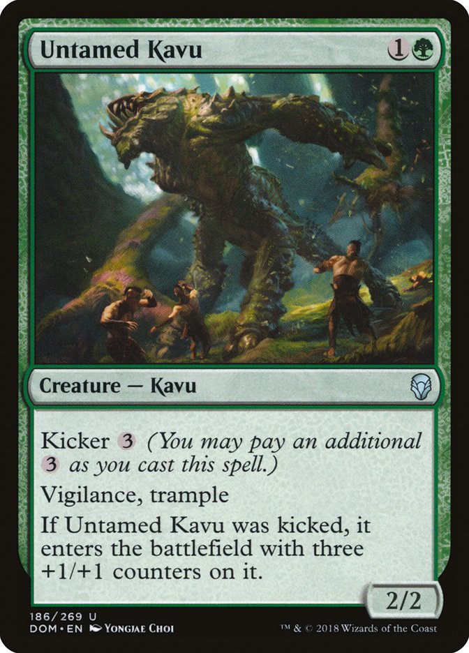 Untamed Kavu [Dominaria] | Golgari Games