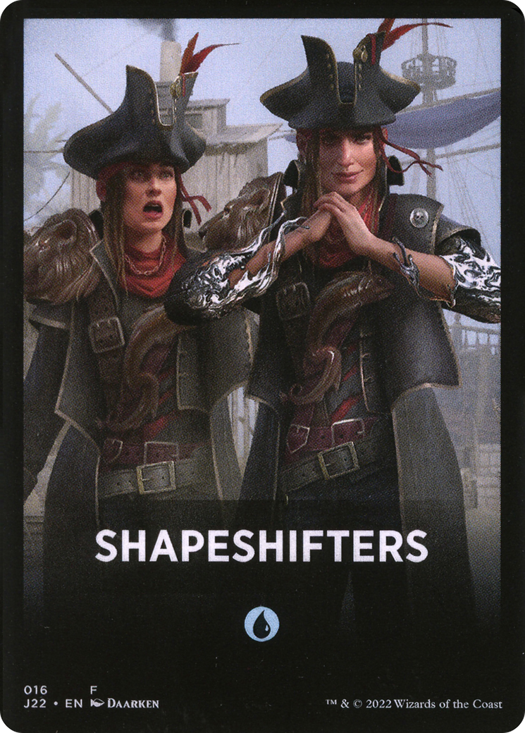 Shapeshifters Theme Card [Jumpstart 2022 Front Cards] | Golgari Games