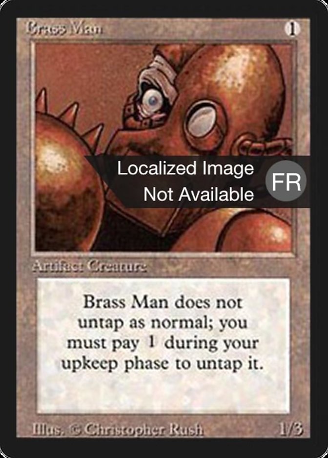 Brass Man [Foreign Black Border] | Golgari Games