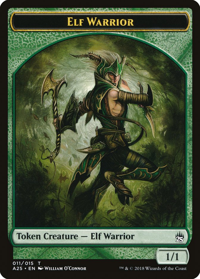 Elf Warrior Token [Masters 25 Tokens] | Local Legends
