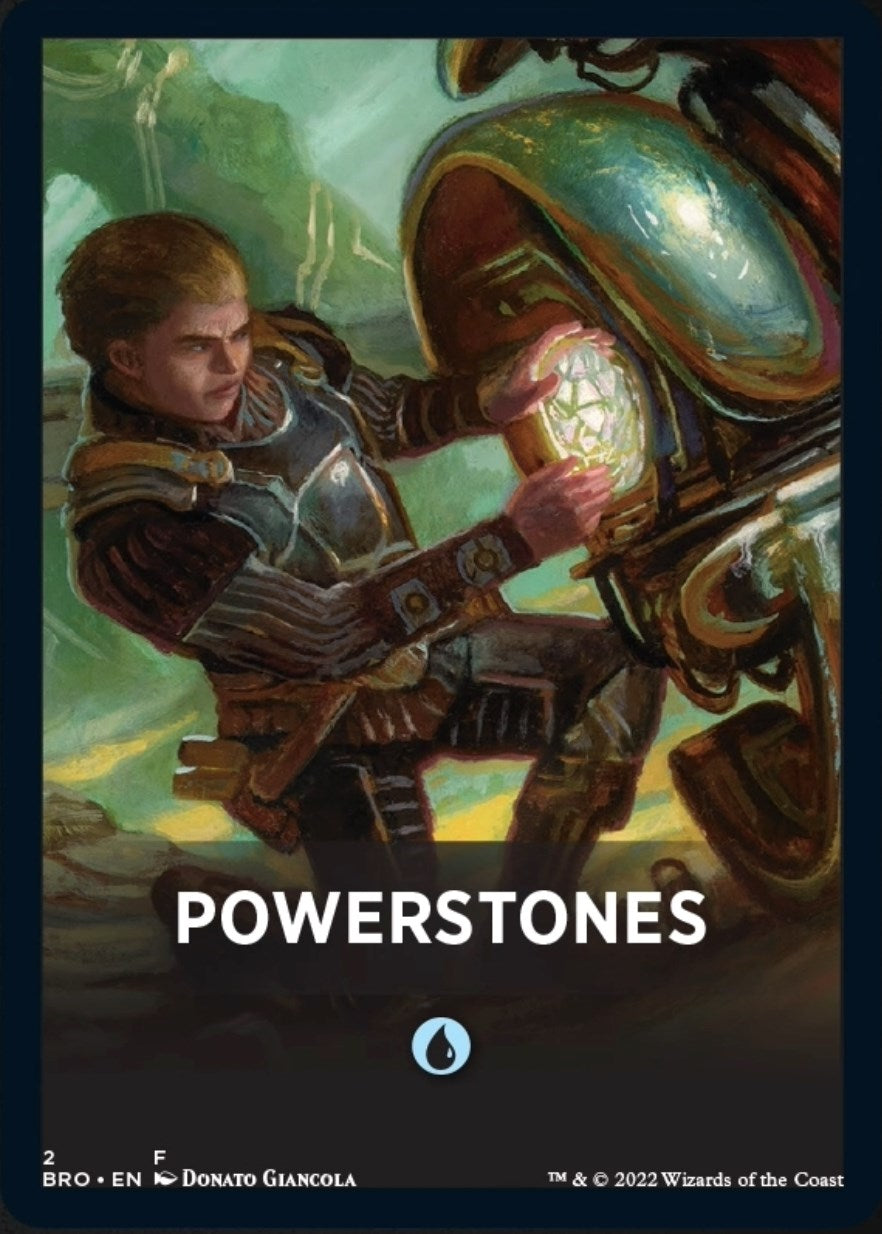 Powerstones Theme Card [The Brothers' War Tokens] | Golgari Games