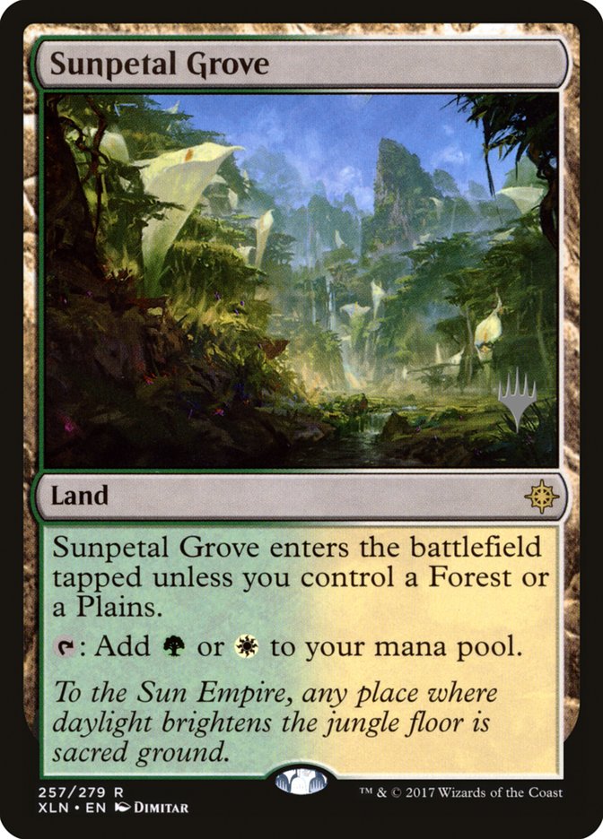 Sunpetal Grove (Promo Pack) [Ixalan Promos] | Local Legends