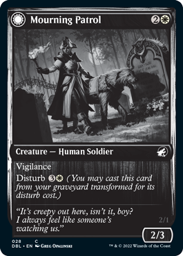 Mourning Patrol // Morning Apparition [Innistrad: Double Feature] | Local Legends