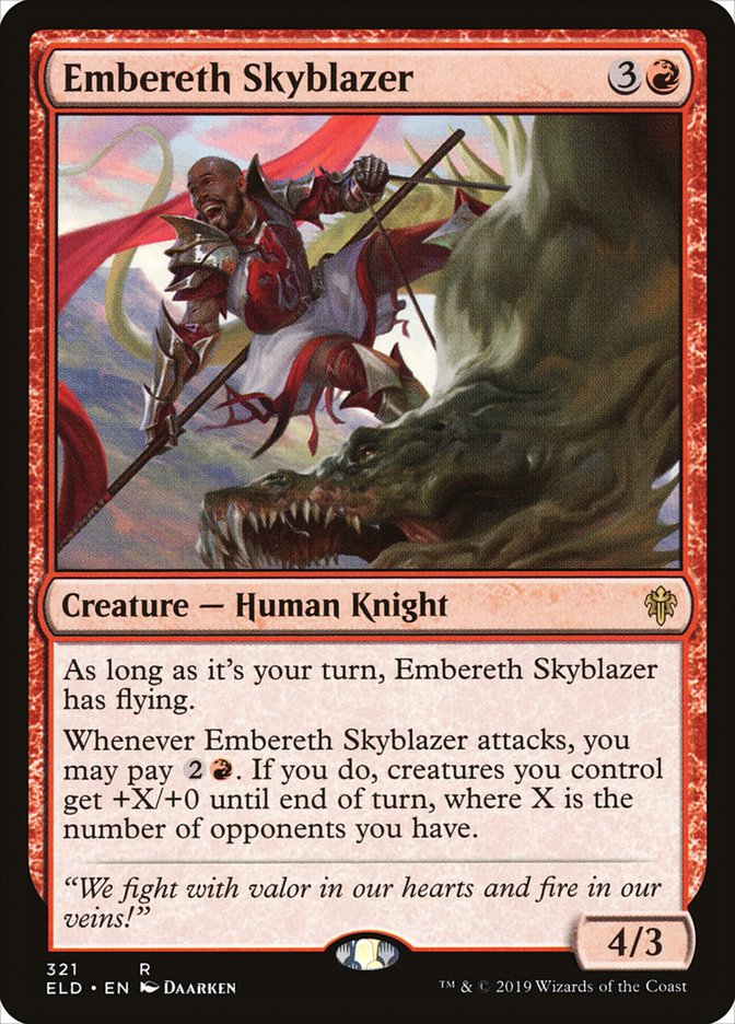 Embereth Skyblazer [Throne of Eldraine] | Local Legends