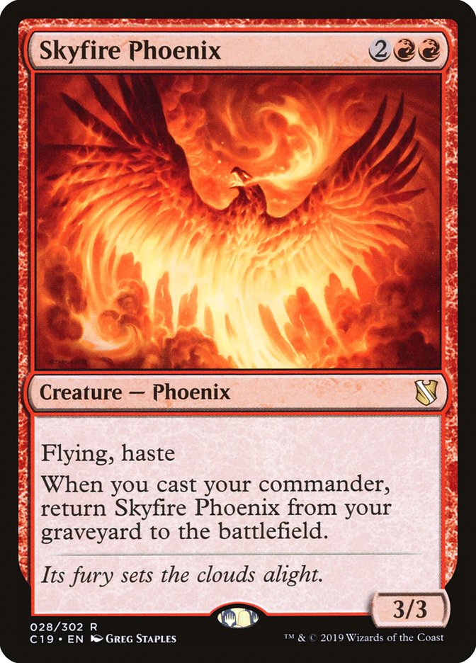 Skyfire Phoenix [Commander 2019] | Golgari Games