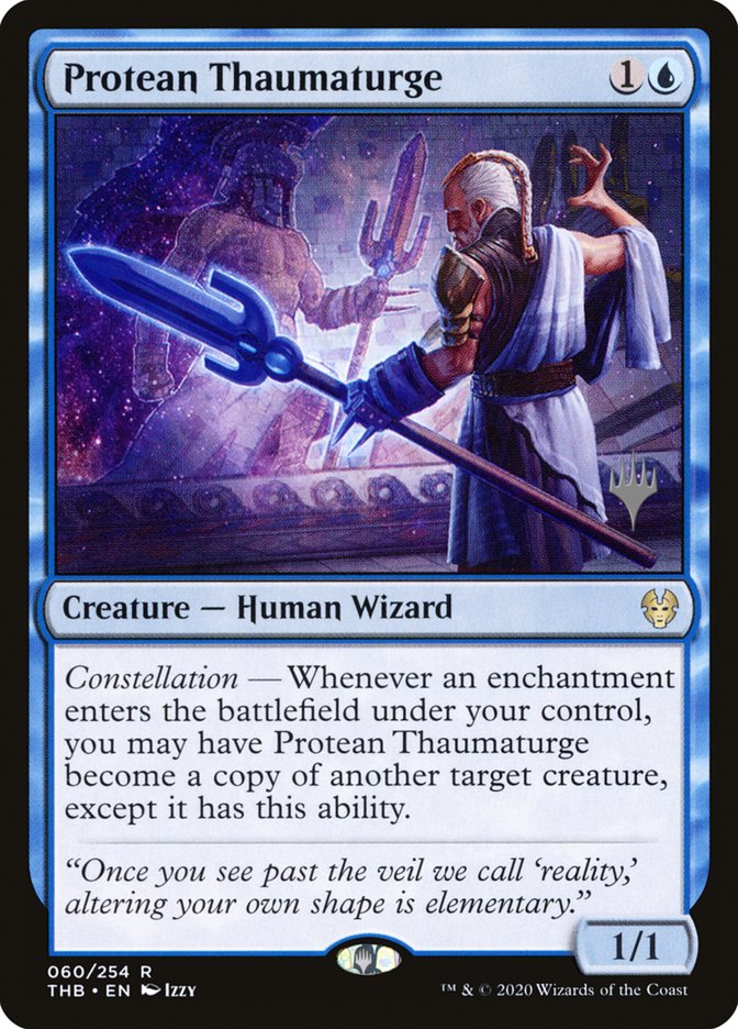 Protean Thaumaturge (Promo Pack) [Theros Beyond Death Promos] | Local Legends
