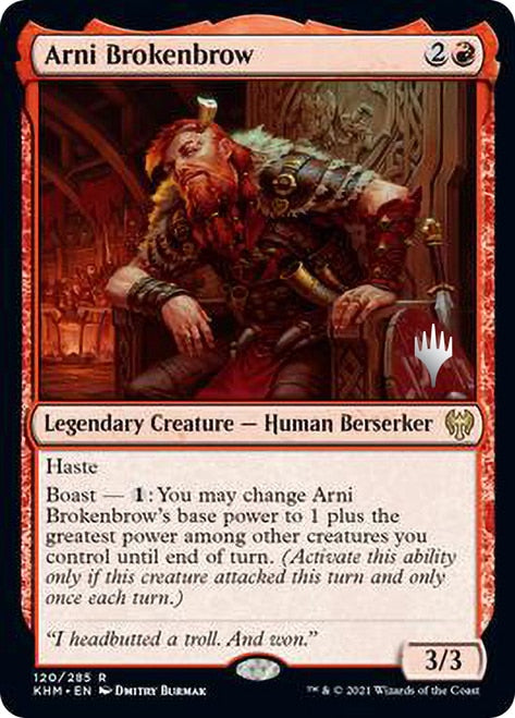 Arni Brokenbrow (Promo Pack) [Kaldheim Promos] | Golgari Games