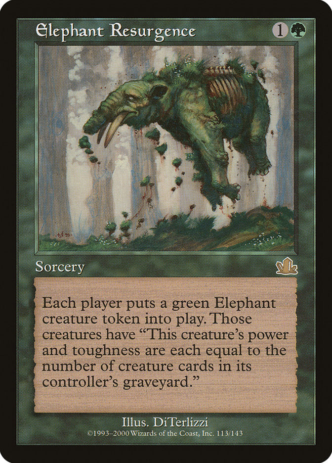 Elephant Resurgence [Prophecy] | Golgari Games