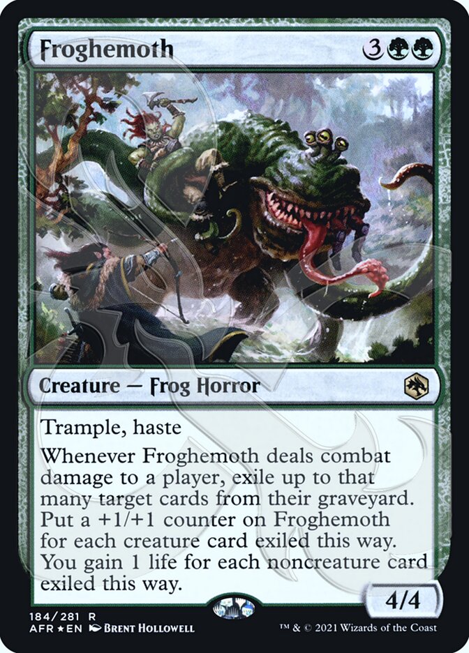 Froghemoth (Ampersand Promo) [Dungeons & Dragons: Adventures in the Forgotten Realms Promos] | Golgari Games