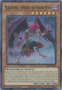 Blackwing - Simoon the Poison Wind (Green) [LDS2-EN040] Ultra Rare | Golgari Games