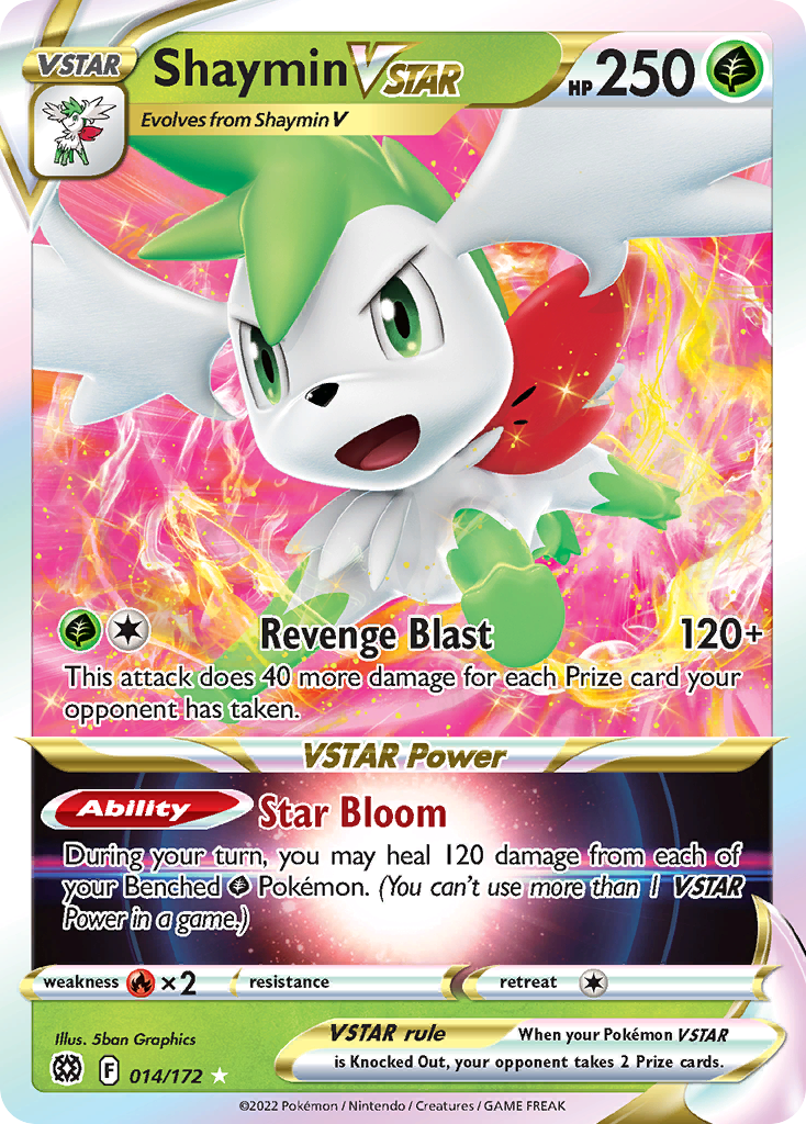 Shaymin VSTAR (014/172) (Jumbo Card) [Sword & Shield: Brilliant Stars] | Golgari Games