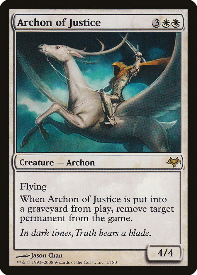 Archon of Justice [Eventide] | Golgari Games