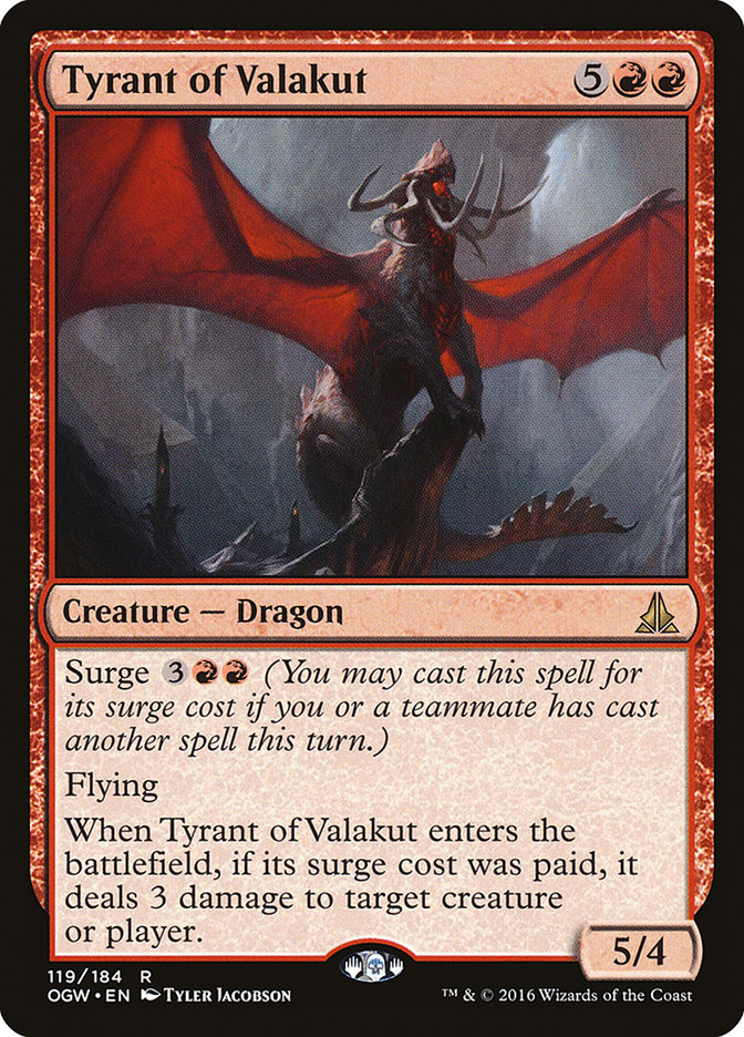 Tyrant of Valakut [Oath of the Gatewatch] | Golgari Games