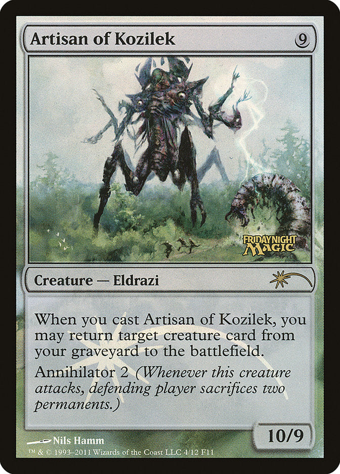 Artisan of Kozilek [Friday Night Magic 2011] | Golgari Games