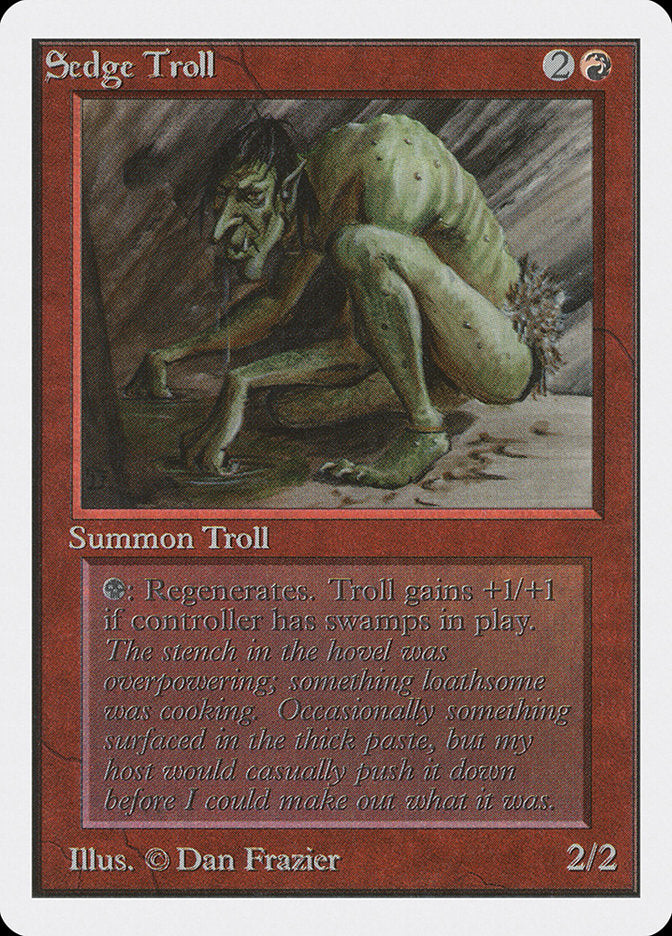 Sedge Troll [Unlimited Edition] | Golgari Games