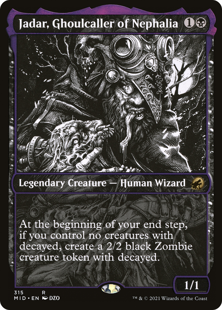 Jadar, Ghoulcaller of Nephalia (Showcase Eternal Night) [Innistrad: Midnight Hunt] | Golgari Games