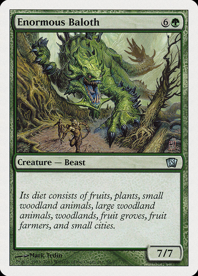 Enormous Baloth [Eighth Edition] | Local Legends