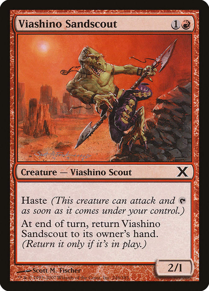 Viashino Sandscout [Tenth Edition] | Golgari Games