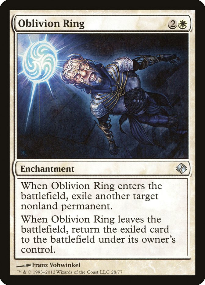 Oblivion Ring [Duel Decks: Venser vs. Koth] | Local Legends