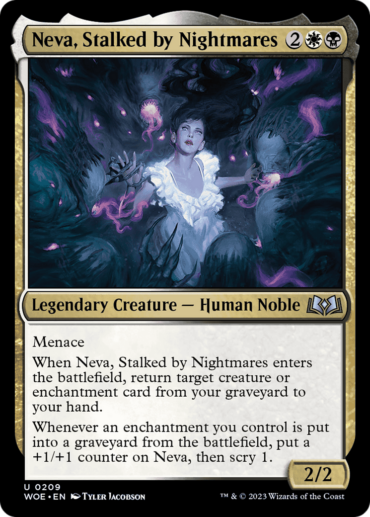 Neva, Stalked by Nightmares [Wilds of Eldraine] | Golgari Games