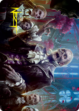 Undead Butler Art Card (Gold-Stamped Signature) [Innistrad: Crimson Vow Art Series] | Local Legends