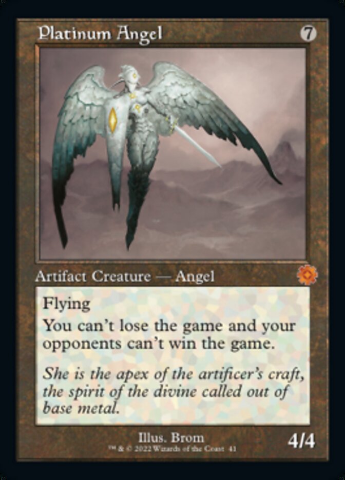 Platinum Angel (Retro) [The Brothers' War Retro Artifacts] | Golgari Games