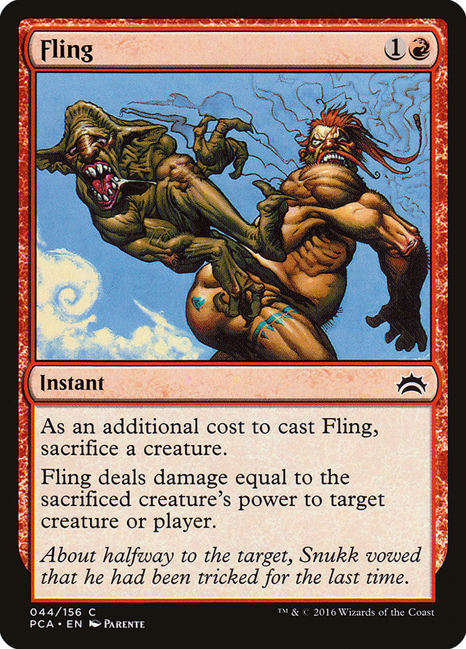 Fling [Planechase Anthology] | Local Legends