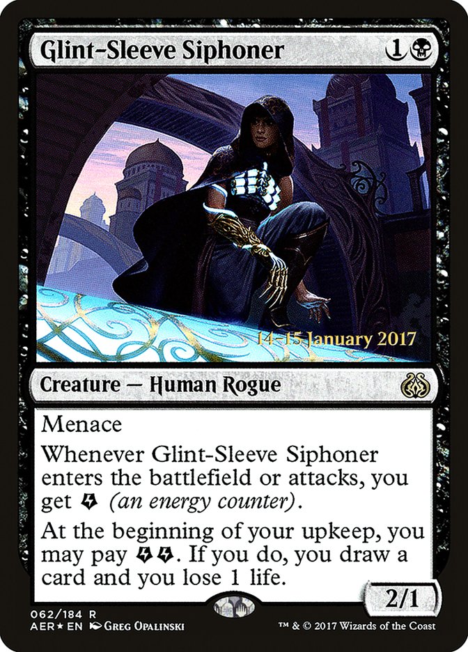 Glint-Sleeve Siphoner [Aether Revolt Prerelease Promos] | Golgari Games