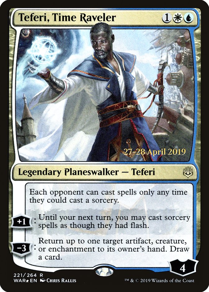 Teferi, Time Raveler [War of the Spark Prerelease Promos] | Golgari Games