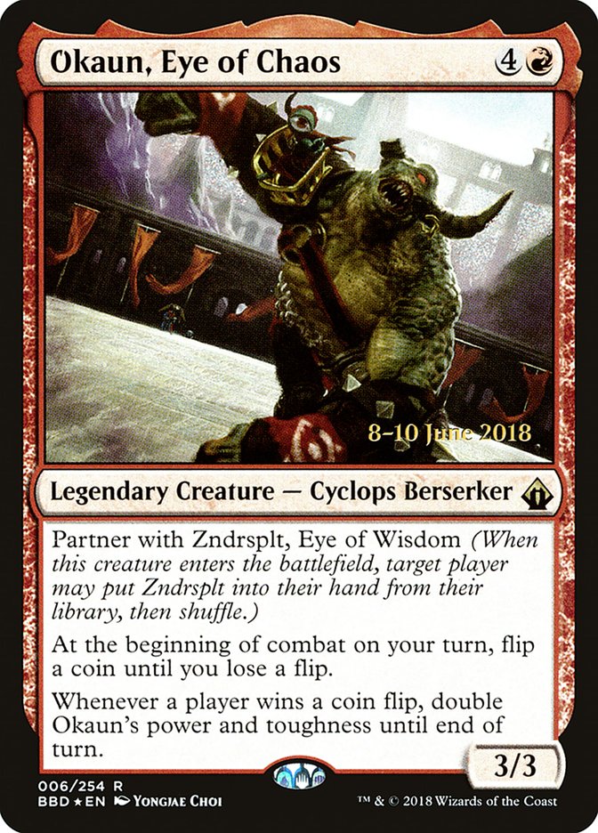 Okaun, Eye of Chaos [Battlebond Prerelease Promos] | Golgari Games