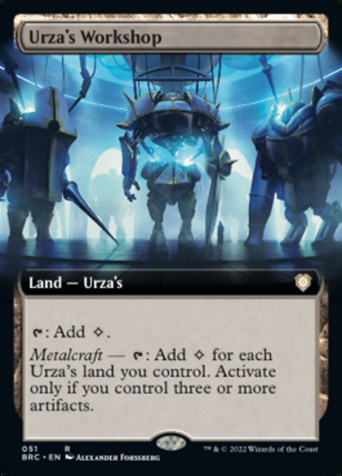 Urza's Workshop (Extended Art) [The Brothers' War Commander] | Golgari Games