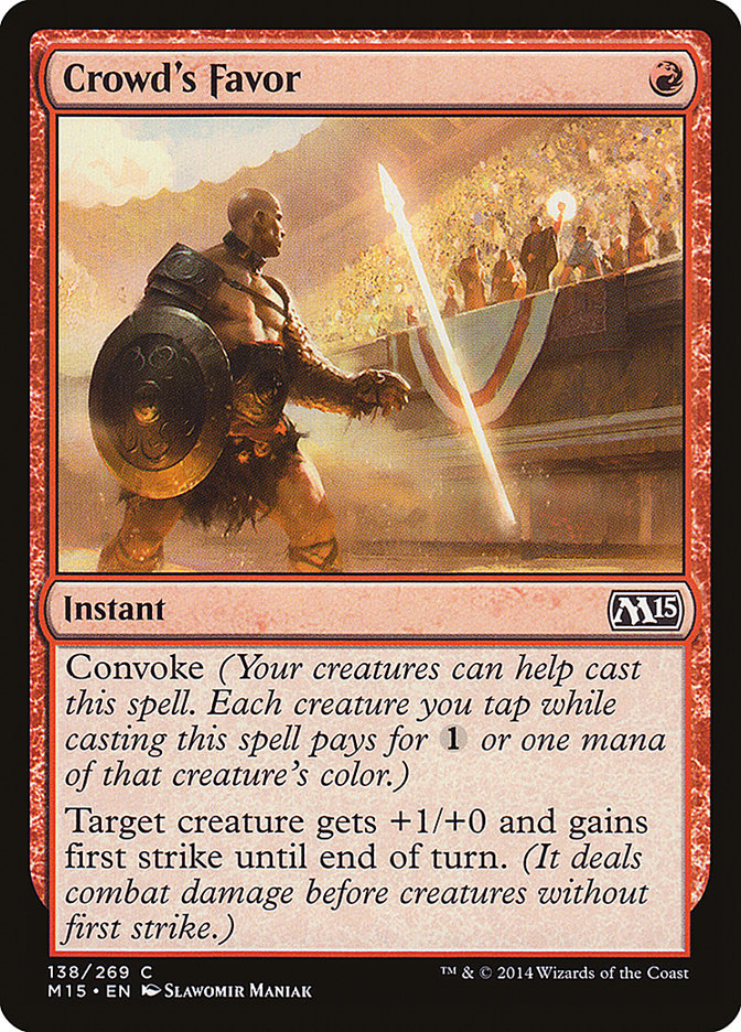 Crowd's Favor [Magic 2015] | Local Legends