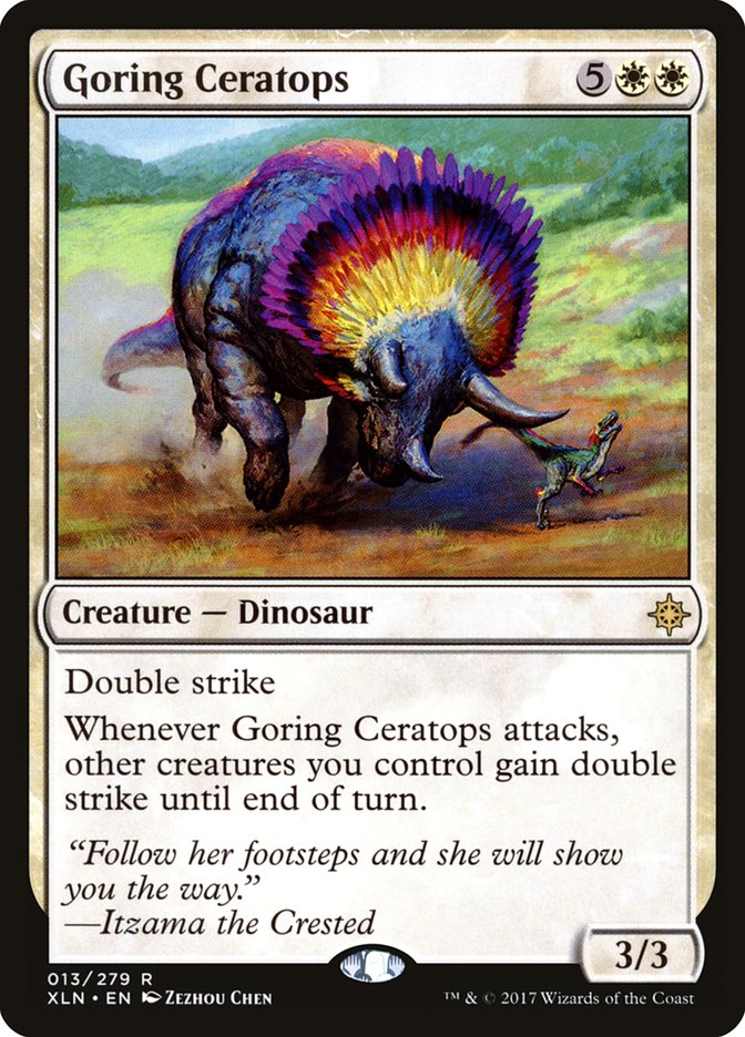 Goring Ceratops [Ixalan] | Local Legends