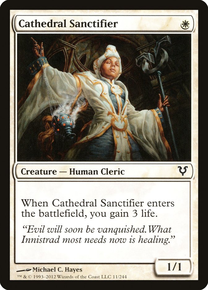 Cathedral Sanctifier [Avacyn Restored] | Local Legends