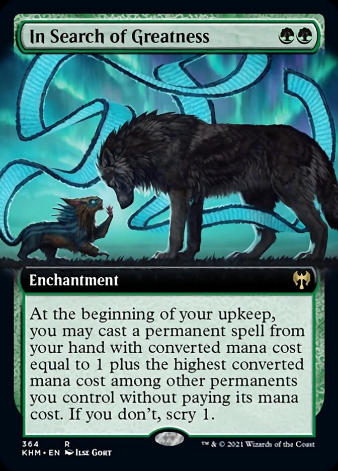 In Search of Greatness (Extended Art) [Kaldheim] | Local Legends