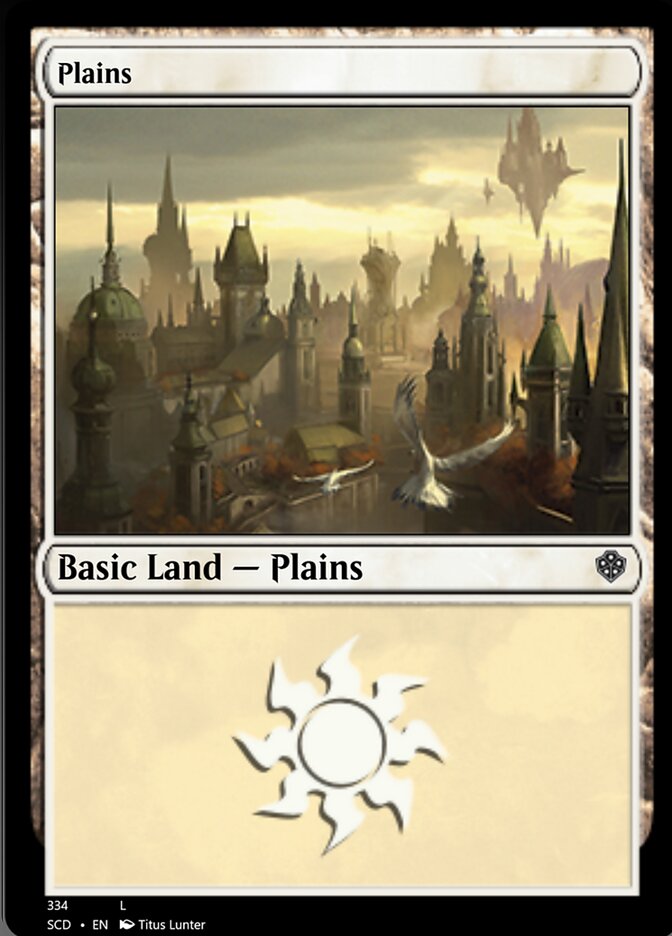 Plains (334) [Starter Commander Decks] | Golgari Games